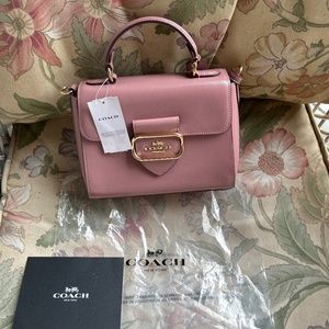 COACH MORGAN TOP HANDLE/CROSSBODY in Dusty Rose NWT